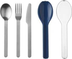 Mepal – Bestekset 3-delig Ellipse – Bestaat Uit Een Mes, Vork En Lepel – Nordic Denim – RVS Bestekset -Huishoudelijk Serviesgoed 1200x986