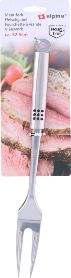 Vleesvork 32,5 Cm Van RVS - Keukengerei - Kookgerei - Tweetandige Vork -Huishoudelijk Serviesgoed 309x1200 1