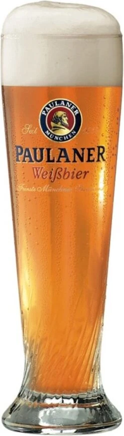 Paulaner Hefe Weiss Weizen Bierglas Bokaal Doos 6x50cl Bier Glas Glazen Bierglazen Weissbier