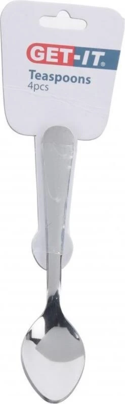 Get-it Koffie/thee Lepeltjes - 4st - RVS -12 Cm - Keukenbenodigdheden -Huishoudelijk Serviesgoed 371x1200