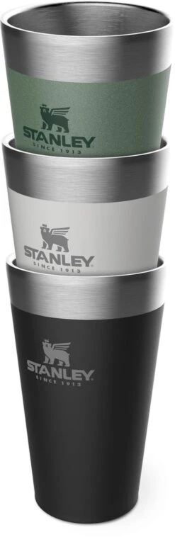 Stanley The Stacking Beer Pint 0,47l - Beker - Hammertone Green -Huishoudelijk Serviesgoed 391x1200