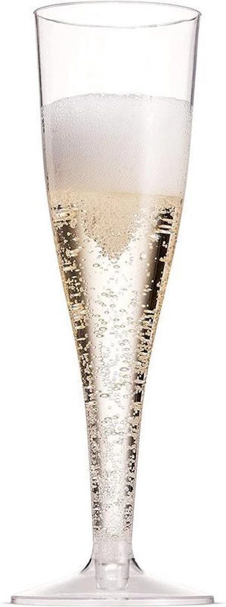 Champagneglazen - 30 Stuk(s) - 135ml - Chique - Plastic - Glazen - Transparant - Kunststof - Kerst Servies 2 Champagneglazen - 30 Stuk(s) - 135ml - Chique - Plastic - Glazen - Transparant - Kunststof - Kerst Servies - Afbeelding 2