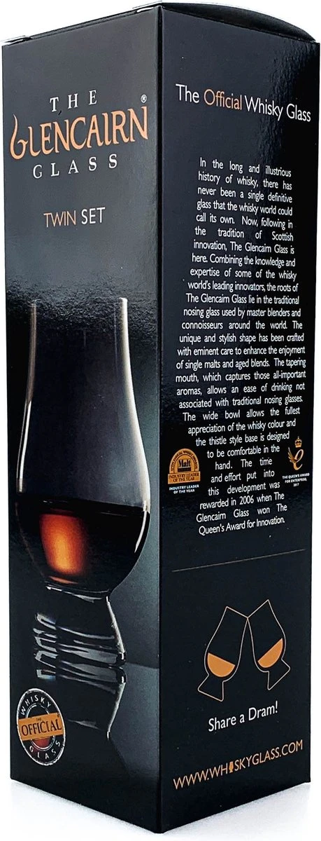 Glencairn 2x Whiskyglas Twinset - Kristal Loodvrij - Made In Scotland 2 Glencairn 2x Whiskyglas Twinset - Kristal Loodvrij - Made In Scotland - Afbeelding 2