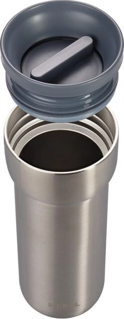 Mepal Isoleerbeker Ellipse 475 Ml – Houdt Je Drankje 6 Uur Warm En 10 Uur Koud – Natural Brushed – Koffiebeker To Go – Lekdicht – Thermosbeker -Huishoudelijk Serviesgoed 469x1200 3