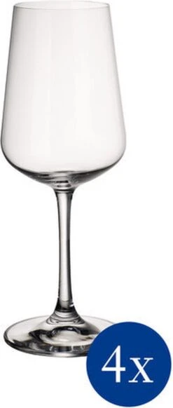 Villeroy & Boch Ovid Witte Wijnglas - 4 Stuks - Glas -Huishoudelijk Serviesgoed 509x1200