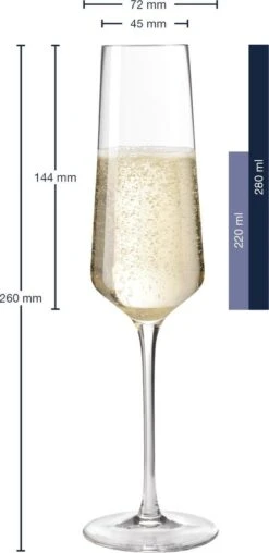 Leonardo Puccini Champagneglas - 280 Ml - 6 Stuks 16 Leonardo Puccini Champagneglas - 280 Ml - 6 Stuks -Huishoudelijk Serviesgoed 584x1200 1