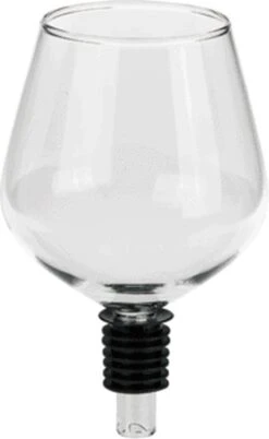 MikaMax Wijnfles Glas XXL - Groot Wijnglas - Past Standaard Kurk Op - 750ml -Huishoudelijk Serviesgoed 737x1200