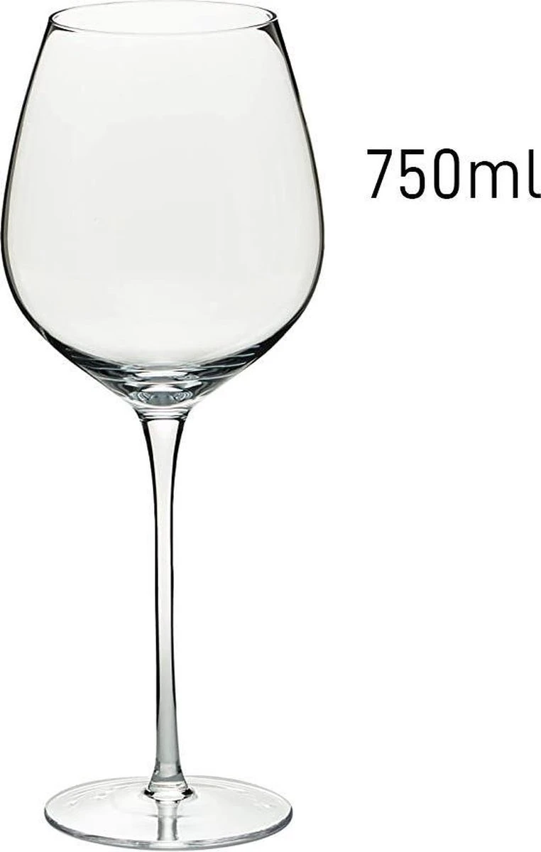 MikaMax XXL Wijnglas - Wijnglas Groot - 0.75L 6 MikaMax XXL Wijnglas - Wijnglas Groot - 0.75L - Afbeelding 6