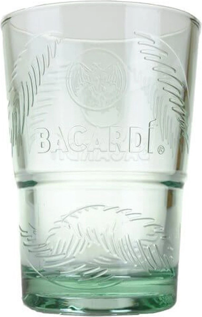 Bacardi Mojito Glazen Groen ( Set Van 6) 2 Bacardi Mojito Glazen Groen ( Set Van 6) - Afbeelding 2