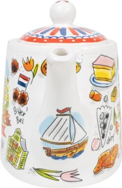 Theepot - Typisch Nederlands - Hollandse Cadeautjes - Holland Souvenir -Huishoudelijk Serviesgoed 777x1200 2