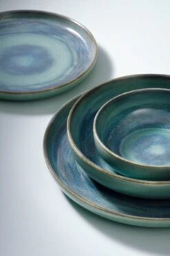 Palmer Bord Diep Miami 22 Cm Groen Stoneware 2 Stuk(s) -Huishoudelijk Serviesgoed 800x1200 46