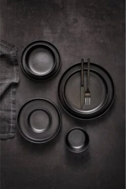 Maastricht Porselein Bord Diep Universe 21 Cm Zwart Porselein 1 Stuk(s) -Huishoudelijk Serviesgoed 802x1200 2