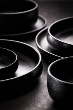 Maastricht Porselein Bord Diep Universe 21 Cm Zwart Porselein 1 Stuk(s) -Huishoudelijk Serviesgoed 802x1200 3