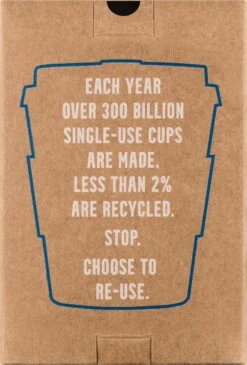 Ecoffee Cup Dotonburi PLA - Koffiebeker To Go 350 Ml - Blauw Siliconen -Huishoudelijk Serviesgoed 812x1200