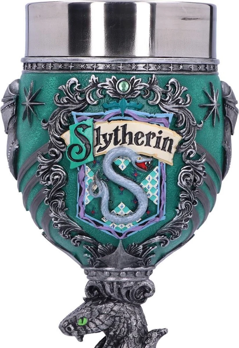 Nemesis Now - Harry Potter - Slytherin - Wijnkelk - Blauw - 19.5cm 7 Nemesis Now - Harry Potter - Slytherin - Wijnkelk - Blauw - 19.5cm - Afbeelding 7