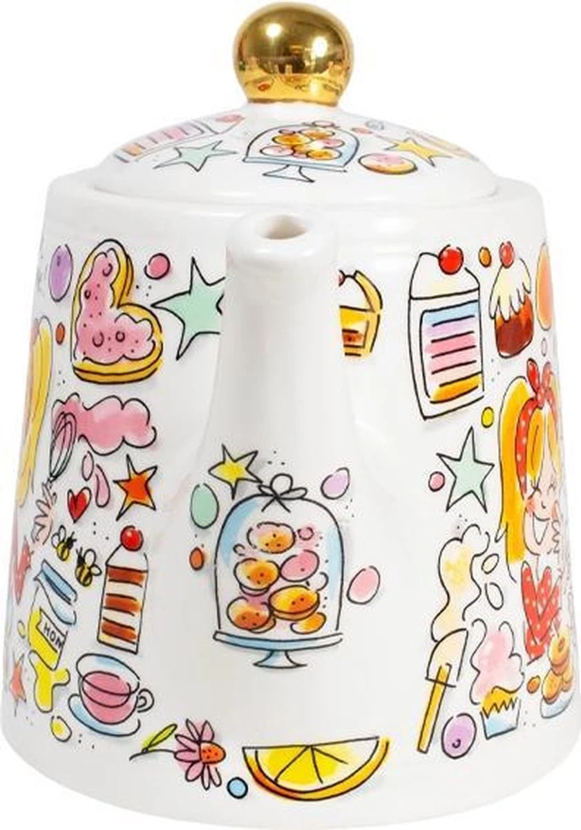 Blond Amsterdam UNI You And Me Theepot - 1,5 L - Ø 14 Cm 2 Blond Amsterdam UNI You And Me Theepot - 1,5 L - Ø 14 Cm - Afbeelding 2