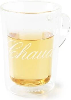 Riviera Maison Dubbelwandig Theeglas, Koffieglas Met Tekst - C'est Chaud Mug - Transparant - Glas 270 Ml - 1 Stuk -Huishoudelijk Serviesgoed 855x1200 3