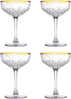 Pasabahce Champagnecoupe Timeless 27 Cl - Transparant Goud 4 Stuk(s) -Huishoudelijk Serviesgoed 861x1200 1