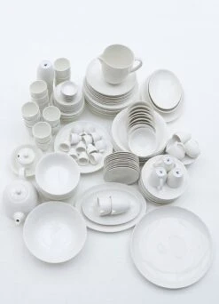 Vtwonen 4 Koffiekopjes Met Schoteltjes - Wit - Porselein - 100ml -Huishoudelijk Serviesgoed 866x1200 5