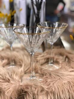 Pasabahce Elysia Golden Touch Martiniglazen 220cc