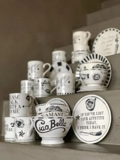 Blond Amsterdam - X Noir - Bord - I Licked - Ø 22 Cm 8 Blond Amsterdam - X Noir - Bord - I Licked - Ø 22 Cm -Huishoudelijk Serviesgoed 899x1200 39