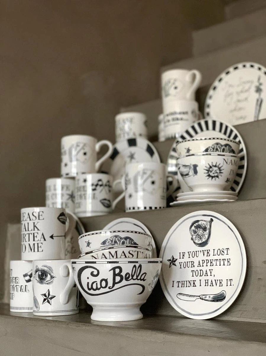 Blond Amsterdam - X Noir - Bord - I Licked - Ø 22 Cm 4 Blond Amsterdam - X Noir - Bord - I Licked - Ø 22 Cm - Afbeelding 4