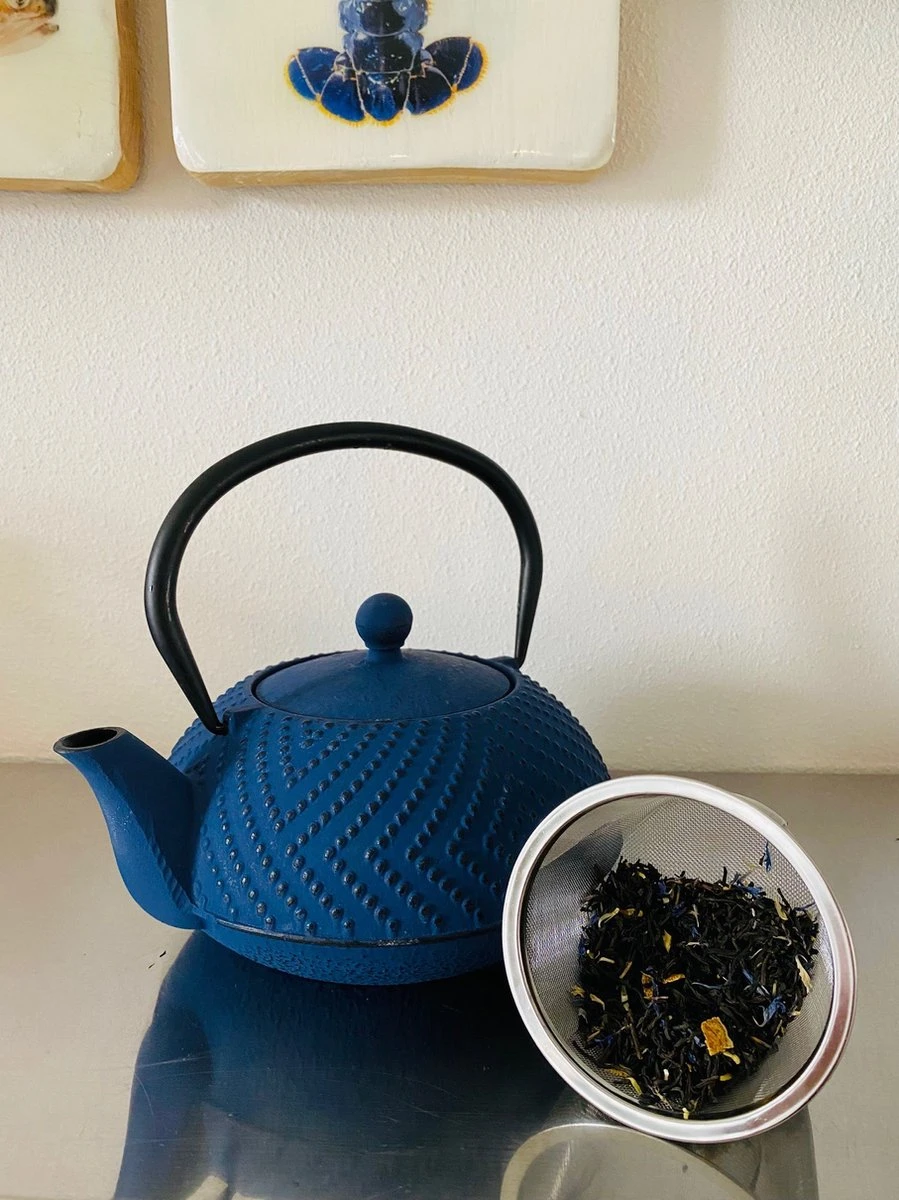 Bredemeijer Theepot Fujian 1.2L Met Filter Kobalt Blauw 4 Bredemeijer Theepot Fujian 1.2L Met Filter Kobalt Blauw - Afbeelding 4