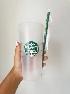 Starbucks Beker - Drinkbeker - Met Rietje En Deksel - Herbruikbaar- Ijskoffie Beker- Milkshake Beker -Huishoudelijk Serviesgoed 900x1200 31