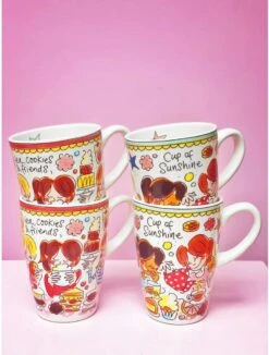 Blond Amsterdam Even Bijkletsen Beker XL 500 Ml - Mint Rand -Huishoudelijk Serviesgoed 910x1200 1