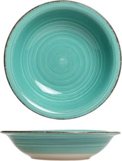 Studio Tavola Diepe Borden Summer Green ø 21 Cm - 6 Stuks -Huishoudelijk Serviesgoed 913x1200 1