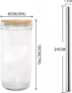 Bubble Tea Beker - Inclusief Stalen Bubble Tea Rietje - 0,5 L - Herbruikbaar - Boba -Huishoudelijk Serviesgoed 932x1200 3