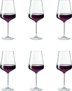 Leonardo Puccini Rode Wijnglas Groot - 750 Ml - Hoogte 26 Cm - 6 Stuks -Huishoudelijk Serviesgoed 945x1200