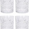 JAP Kristallen Whiskey Glazen Set Van 4 - 230ml - Transparant Drinkglas - Tumbler Set