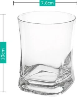 Luxe Drinkglazen - Waterglazen - Waterglas - Limonadeglazen - Sapglazen - 280 ML - Set Van 6 -Huishoudelijk Serviesgoed 957x1200 2