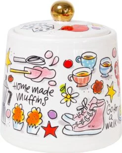 Blond Amsterdam, Happy - Suikerpot Goud -Huishoudelijk Serviesgoed 959x1200 3