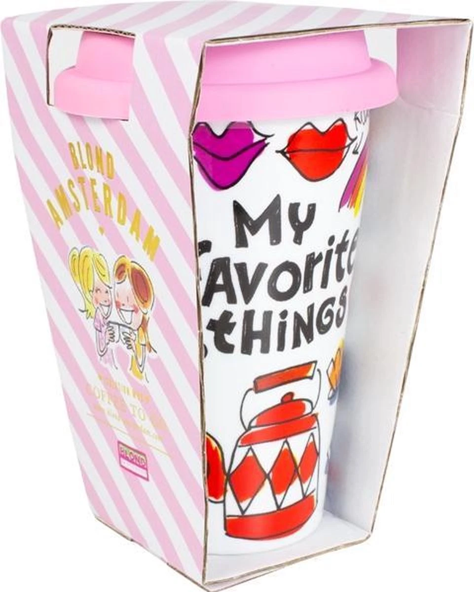 Blond Amsterdam Specials - Coffee To Go Beker - My Favorite Things - 250 Ml 1 Blond Amsterdam Specials - Coffee To Go Beker - My Favorite Things - 250 Ml