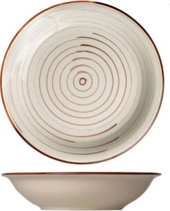 Tavola - Diepe Borden - Kleurrijk - Ø21cm - (6 Stuks) -Huishoudelijk Serviesgoed 965x1200