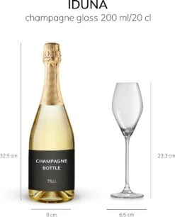 Libbey Champagneglas Iduna – 200 Ml / 20 Cl - Set Van 6 - Elegant Design - Hoge Kwaliteit - Vaatwasserbestendig -Huishoudelijk Serviesgoed 969x1200 2