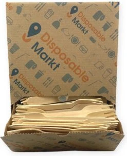 750 Stuks Houten Vork In Dispenser Box - Houten Bestek - Vorken - Bio Vorken - Hout In Dispenserdoos - Dispenser Doos Bestek - Karton Dispenser - Papier Dispenser Box Met Bestek - Cutlery - Biologisch Afbreekbaar - Milieuvriendelijk - FSC - Wegwerp -Huishoudelijk Serviesgoed 971x1200 1