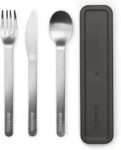 Brabantia Make & Take Bestekset - 3-delig - Dark Grey